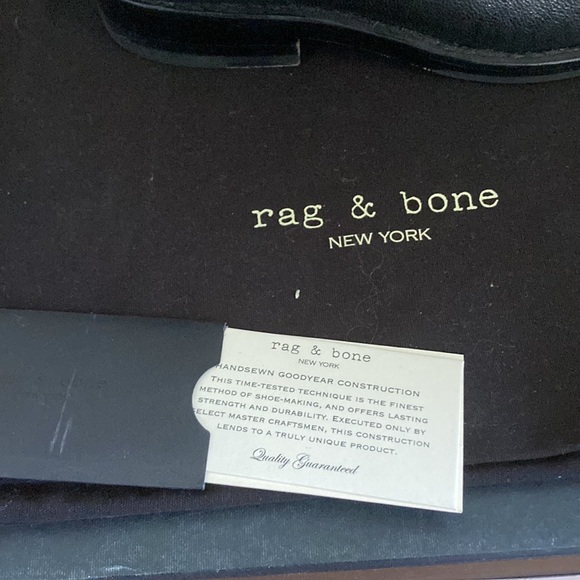 Women's Rag & Bone moto Oliver Boot size eu 38.5 us 8.5 black - Picture 4 of 11